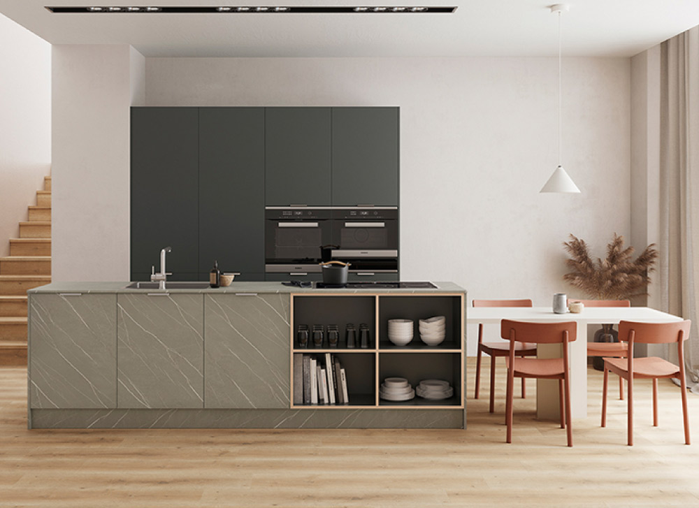 Diseño de cocina modular moderna